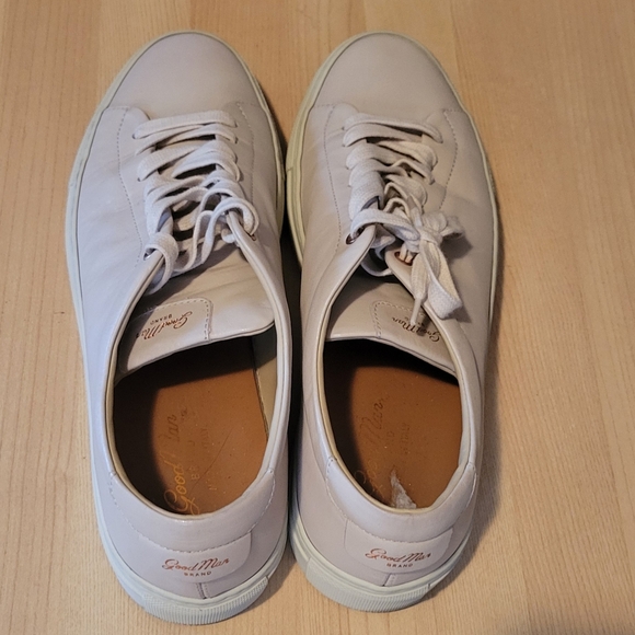 Good Man Brand Legend London Classic Cream Leather Sneakers - Picture 4 of 8